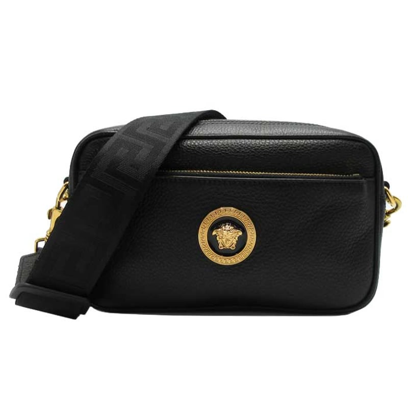 ヴェルサーチェ バッグ ショルダーバッグ VERSACE レザー クロスボディ 
