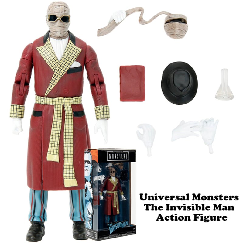 ユニバーサル モンスターズ アクション フィギュア インビジブル マン