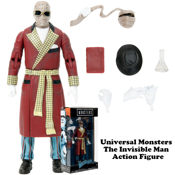 ユニバーサル モンスターズ アクション フィギュア インビジブル マン
