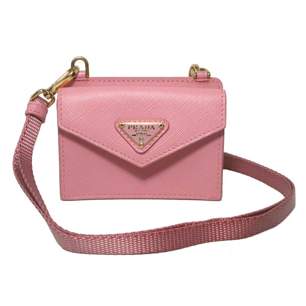 プラダ カードケース PRADA ロゴ ストラップ付き 1TL404 QHH F0442 SA