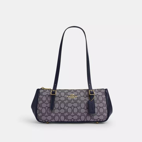 🎀コーチ COACH　アッシャー ショルダー バッグ・シグネチャー ジャカード　CBJ03 IMX1X