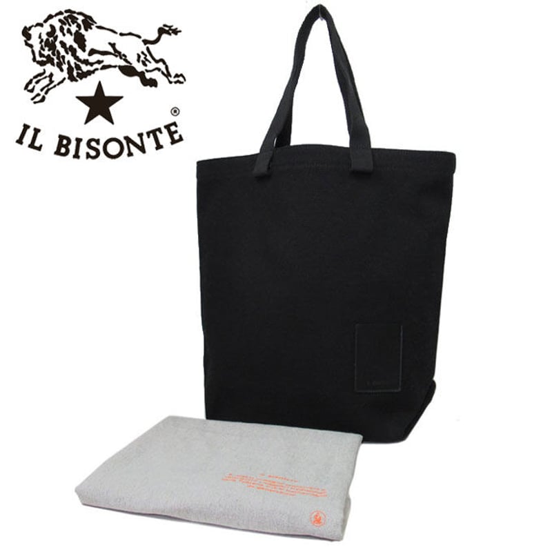 イルビゾンテ トートバッグ IL BISONTE キャンバス ロゴ A4対応 BTO132