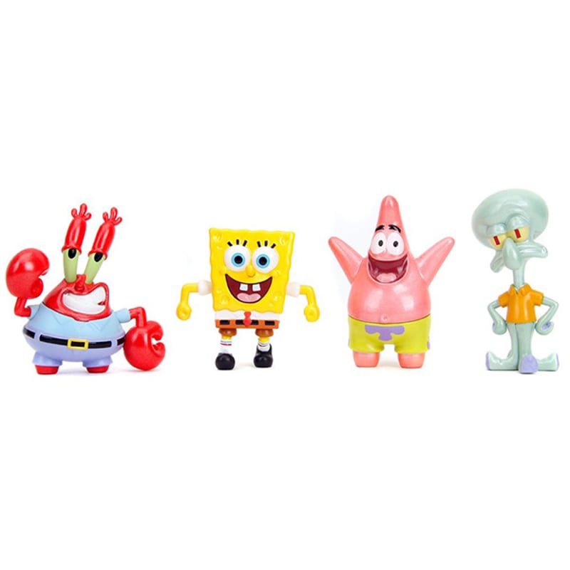 マーベル、ルミナスタフィギュア6体セット、おまけスポンジボブフィギュア 新品】スポンジボブ フィギュア6体セット アクアリウム 置物