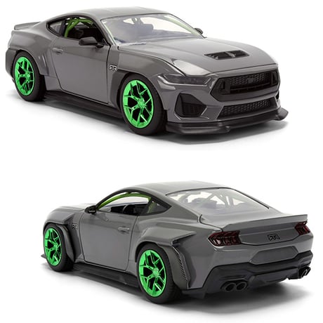 JADATOYS 1:24 BTM 2024 Ford Mustang RTR ミニカー