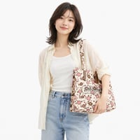 🎀コーチ COACH　キャンバス トート バッグ・フローラル プリント　CDW58 IMYTX