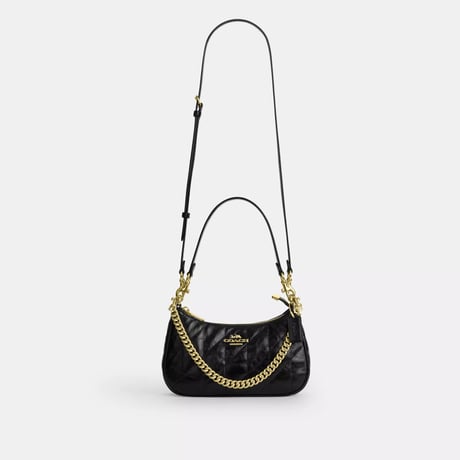 🎀コーチ COACH テリ ショルダー バッグ・キルティング CDY83 IMBLK