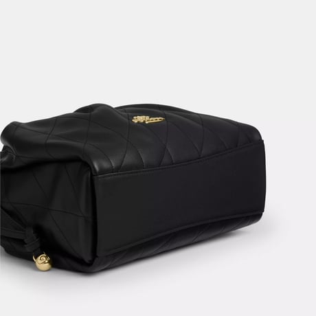 🎀コーチ COACH　フェイ ドローストリング バッグ・キルティング CCZ56 IMBLK