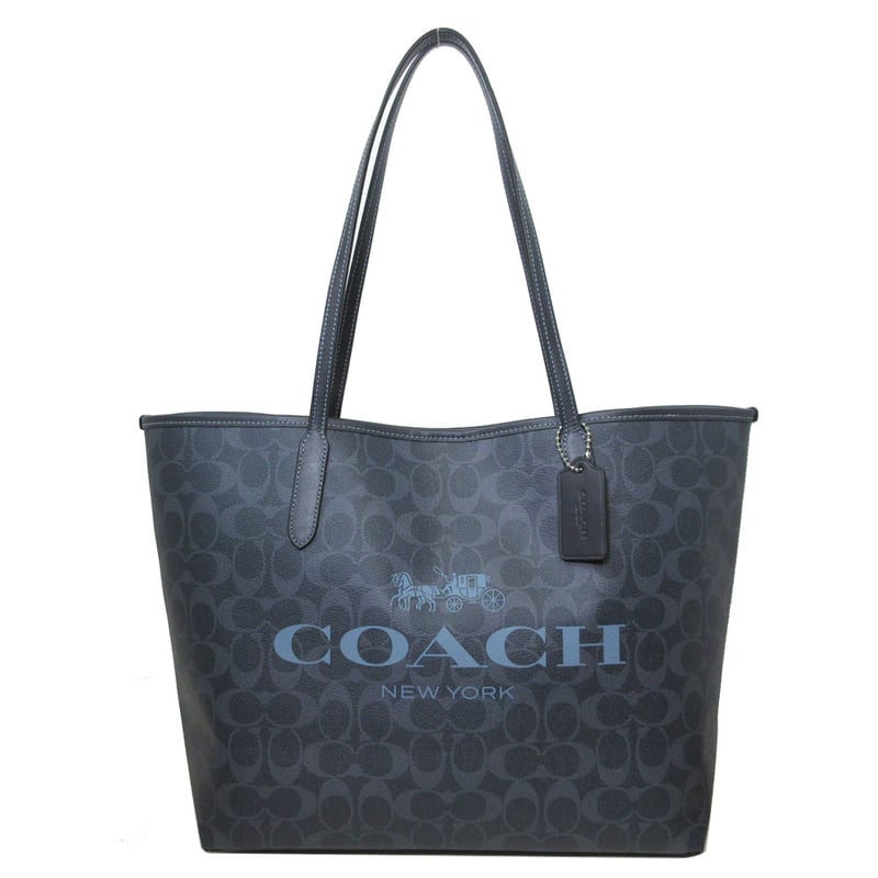 コーチ トートバッグ COACH シグネチャー ロゴ シティ トート 肩掛け 