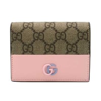 🎀グッチ カードケース GUCCI GGマーモント GGスプリーム 二つ折り ウォレット 790055 AADQG 5944 ブティックライン レディース