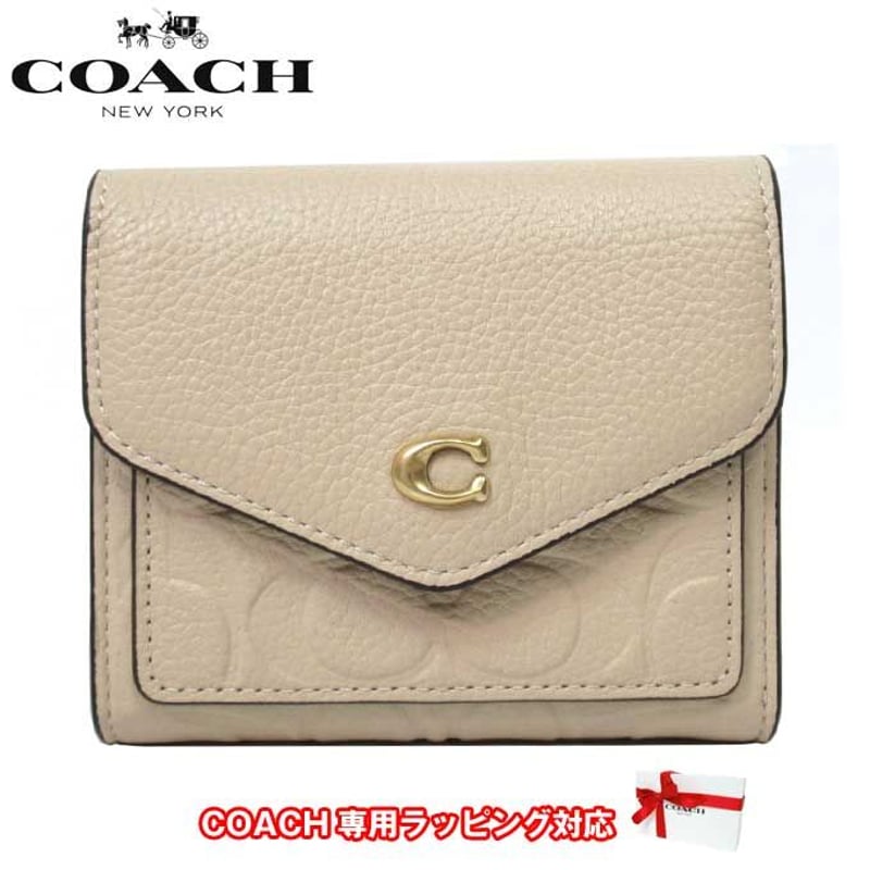 コーチ 財布 三つ折り財布 COACH シグネチャー ウィン スモール ...