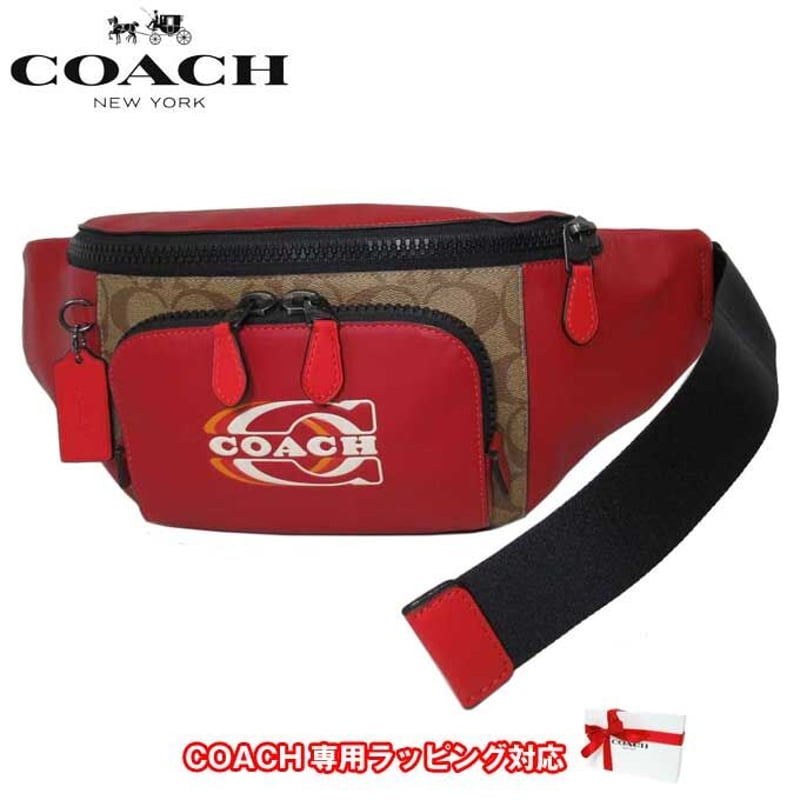 コーチ ウエストポーチ COACH トラック ベルト バッグ・シグネチャー コーチ ウエストポーチ COACH トラック ベルト バッグ・シグネチャー