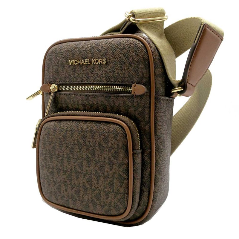 マイケルコース ショルダーバッグ MICHAEL KORS PVC メタルロゴ クロス  