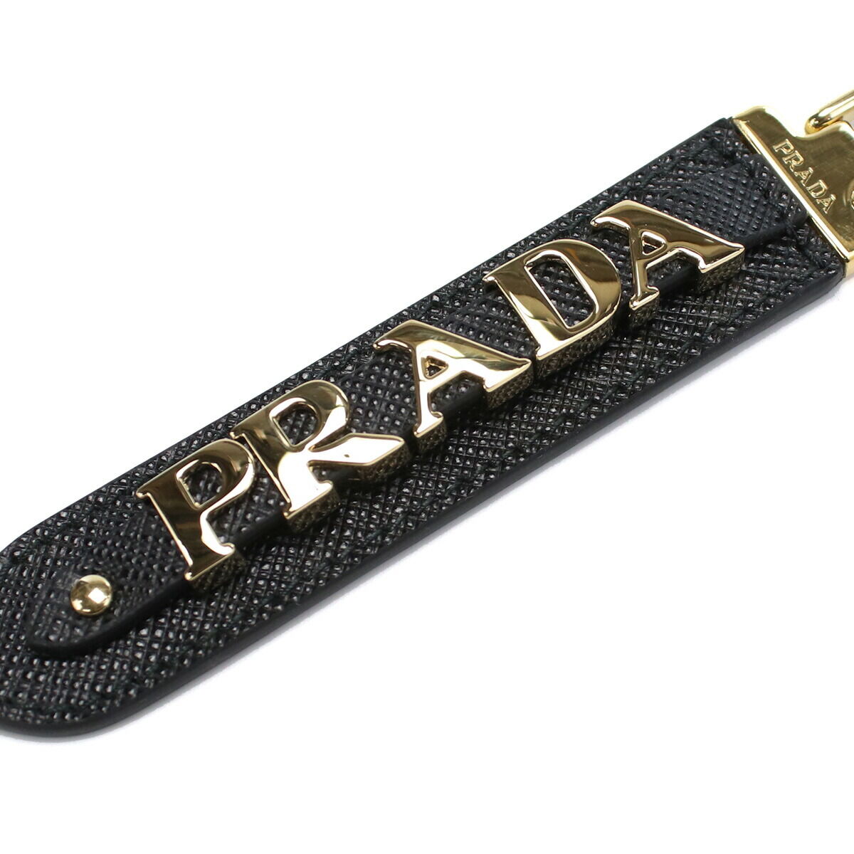 プラダ PRADA キーリング 1PP067 ブラック メンズ レディース