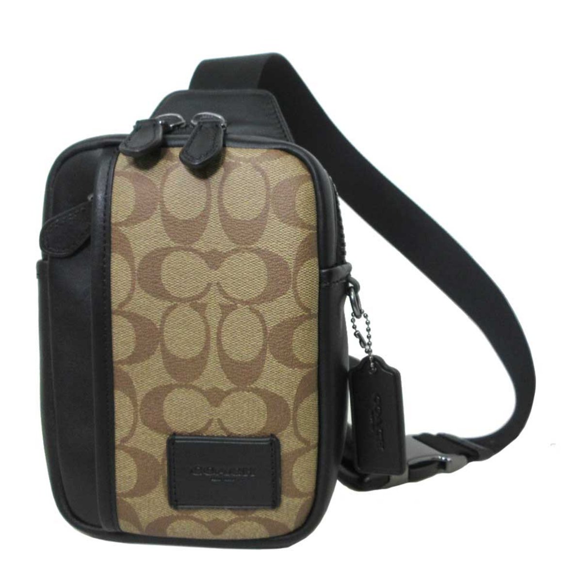 コーチ バッグ COACH エッジ L パック・シグネチャー PVC キャンバス 