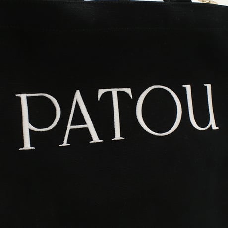 パトゥ PATOU トートバッグ ヴァーティカル 2WAY ショルダー レディース ロゴ ブランド AC0620076　999B ブラック