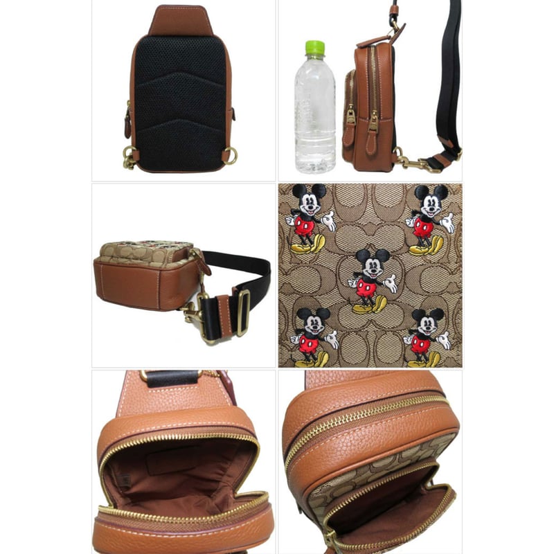 コーチ COACH X DISNEY ジャカード ミッキー プリント シグネチャー  
