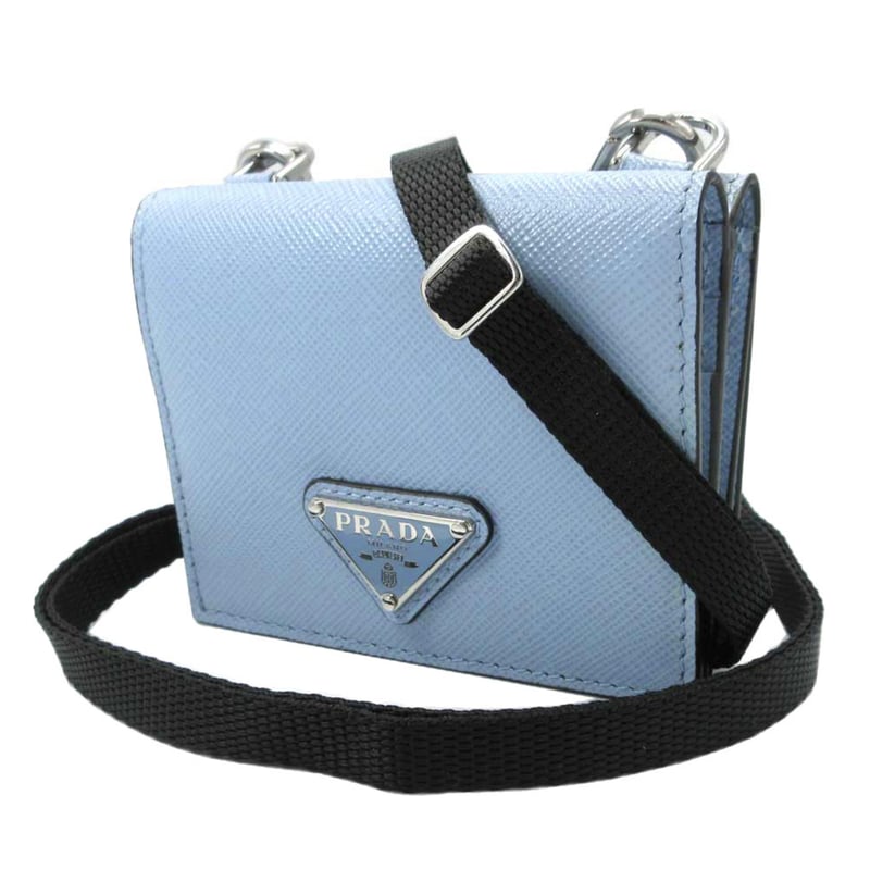 プラダ カードケース PRADA レザー ストラップ付き コインケース プラダ カードケース PRADA レザー ストラップ付き コインケース