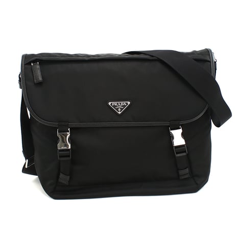 PRADA プラダ 斜め掛け ショルダーバッグ 2VD052 2DMG V KOH F0002 メンズ ブラック