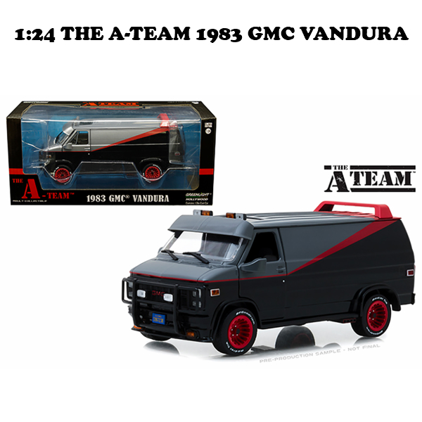 1:24 THE A-TEAM 1983 GMC VANDURA 【特攻野郎Aチーム ミニカー