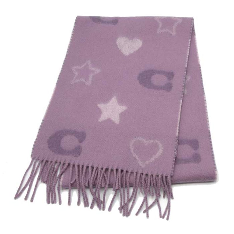 コーチ アパレル COACH スターズ アンド ハート プリント ウール