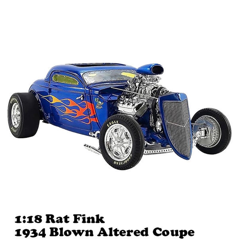 ACME 1:18 Rat Fink 1934 Blown Altered Coupe 【ラットフィンク