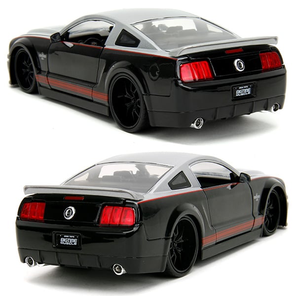 BTM 2008 Ford Shelby GT-500KR ミニカー JADA BIGTIME BTM 2008 FORD SHELBY GT-500KR BLACK 1:24