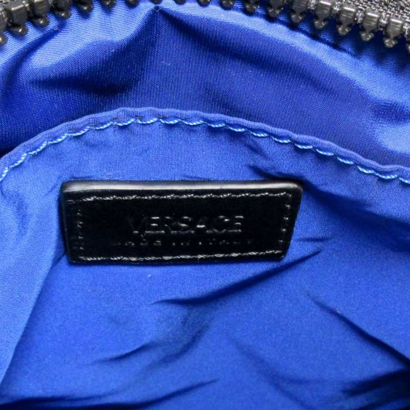ヴェルサーチェ ショルダーバッグ VERSACE ナイロン フラット クロス  
