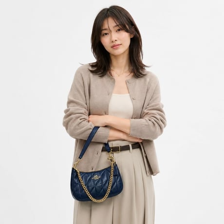 🎀コーチ COACH　テリショルダーバッグ・キルティング　CDY83 IMSMU