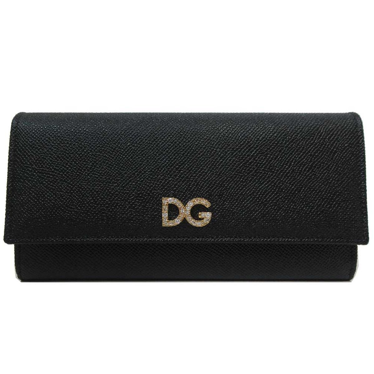 正規 ドルチェ&ガッバーナ DGロゴマネークリップ黒×クローム 財布 ウォレット 正規 ドルチェ&ガッバーナ DGロゴマネークリップ黒×クローム