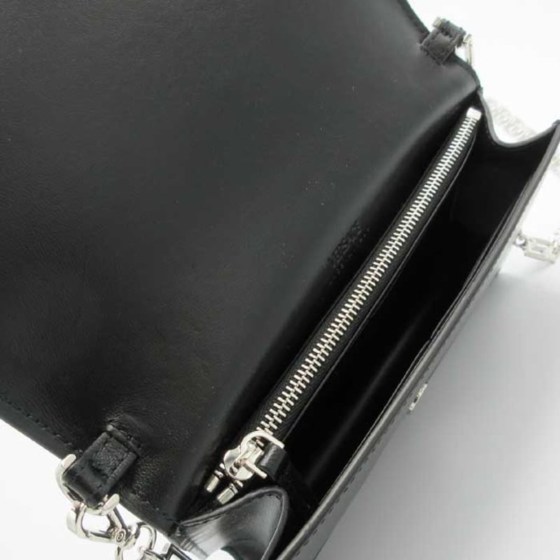 ヴェルサーチェ VERSACE グレカゴッデス レザー ウォレット チェーン