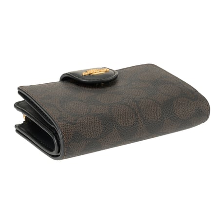 🎀コーチ COACH ミディアム コーナー ジップ ウォレット シグネチャー キャンバス CW786 IMXAQ