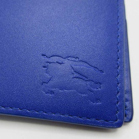 バーバリー 二つ折り財布(小銭入れなし) BURBERRY レザー キャベンディッシュ刻印 カードウォレット 8078347 KNIGHT アウトレット メンズ
