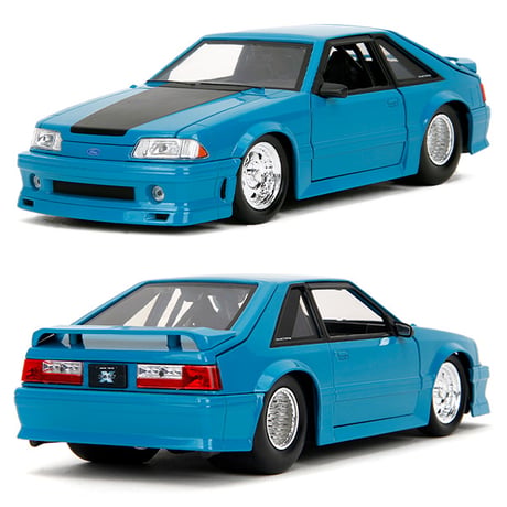 JADATOYS 1:24 ワイルドスピードダイキャストカー 1989 FORD MUSTANG GT