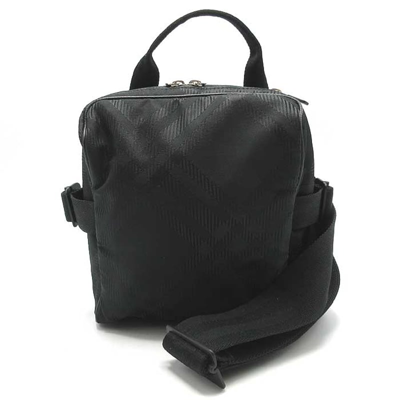 バーバリー バッグ ショルダーバッグ BURBERRY ナイロン チェック柄  