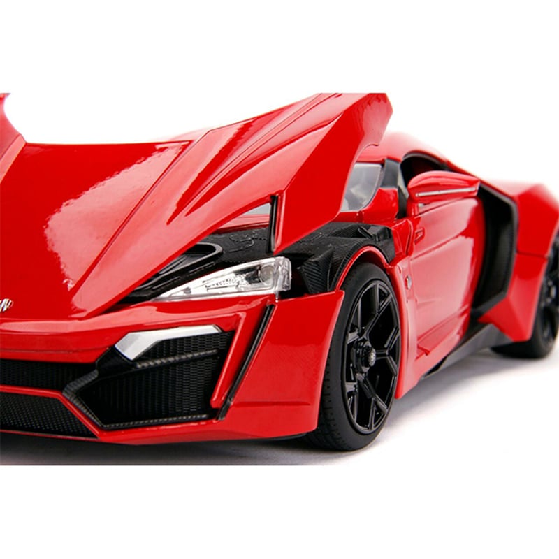 ジェイダトイズ 1:18 ワイルドスピード ライカン ハイパースポーツ 赤