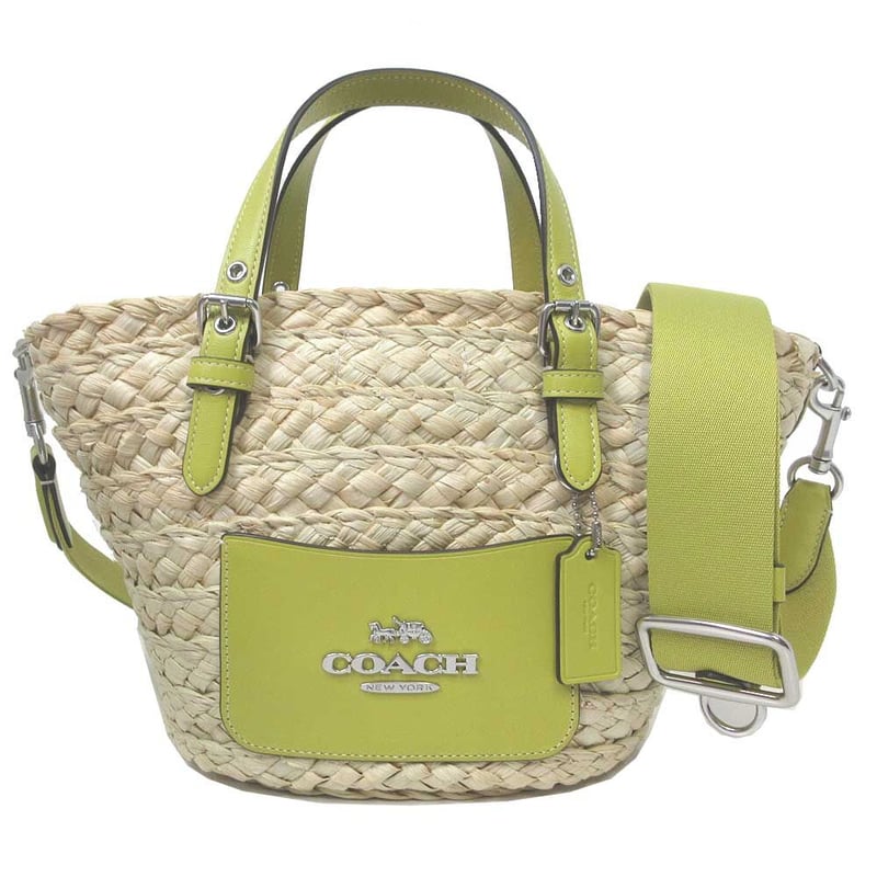 コーチ トートバッグ COACH スモール ストロー 2WAYトート CJ519 SVVRT(...
