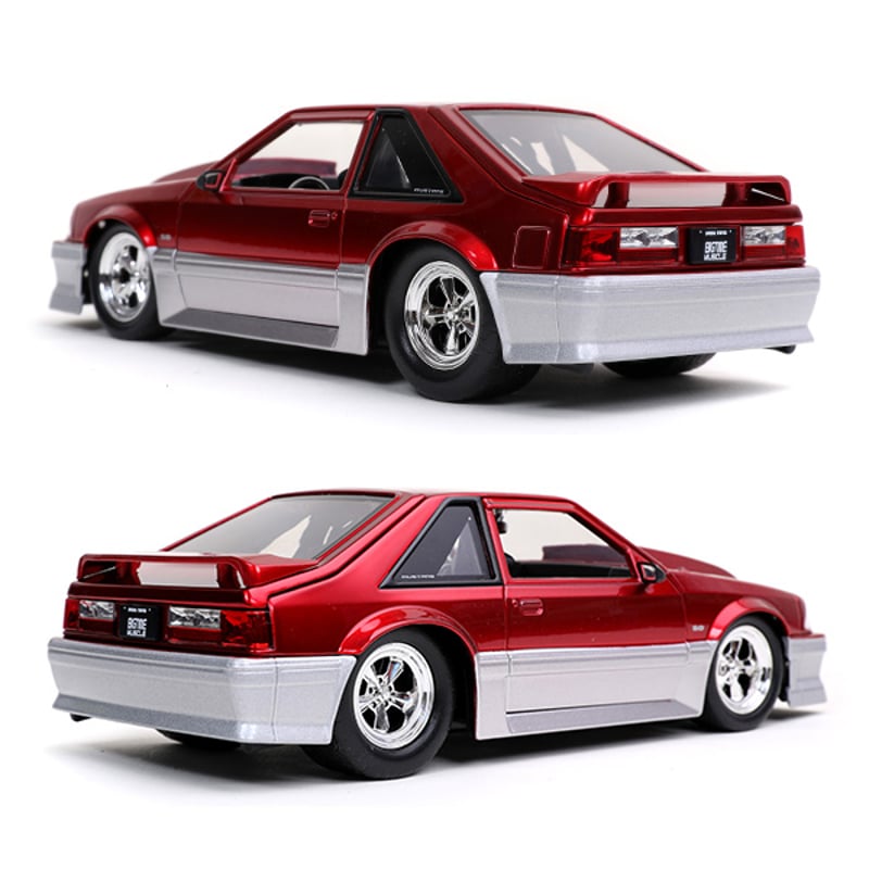 BTM 1989 Ford Mustang GT　ミニカー 1989 Ford Mustang GT BTM - Black 1:24 Scale Diecast Model by