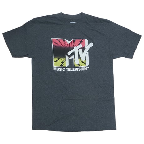 \" MTV (Music Television)\" 限定コラボTシャツ Amazon.com: MTV Yellow M Red TV Logo Music Television Graphic T