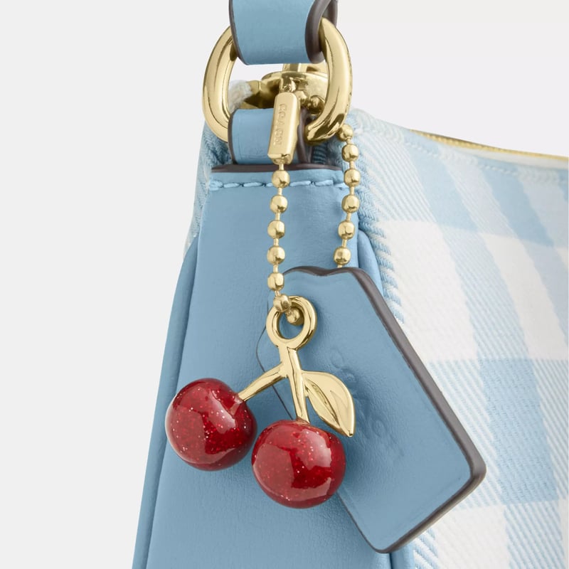 【新品】COACH  ミニ ノリータ バッグ チャーム ライトミスト コーチ ミニ ノリータ バッグ チャーム ライトミスト NWT Coach Mini