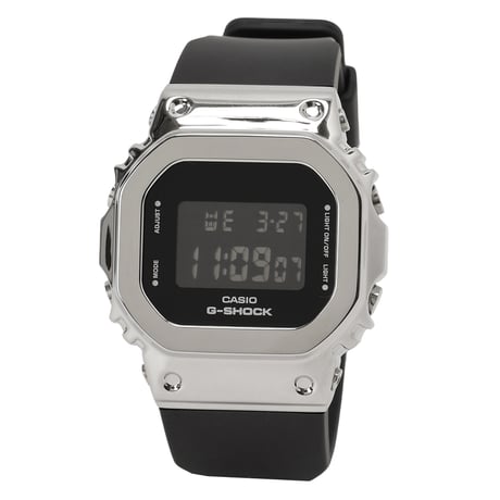 カシオ CASIO GM S5600 1ER デジタル 腕時計 Gショック メタルシリーズ 逆輸入品 海外モデル（国内品番：GM S5600 1JF）