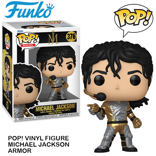 POP! ROCKS VINYL FIGURE MICHAEL JACKSON GOLD/SI