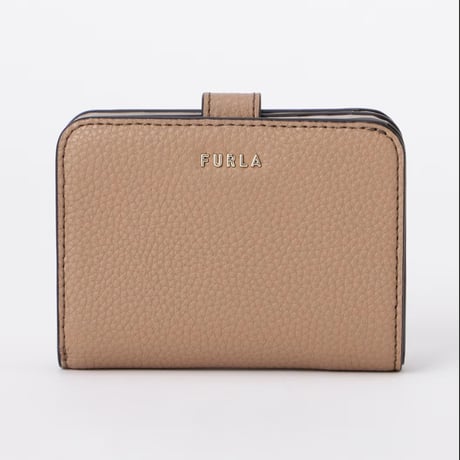 FURLA RITZY S COMPACT WALLET 二つ折り財布 WP00260BX3632 DESERT O+PERLA E IN T.