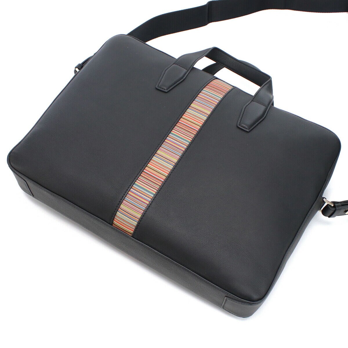 希少 極美品 ポールスミス ビジネスバッグ ブリーフケース 編み込み ブラウン系 ポールスミス Paul Smith ブリーフケース ビジネスバッグ