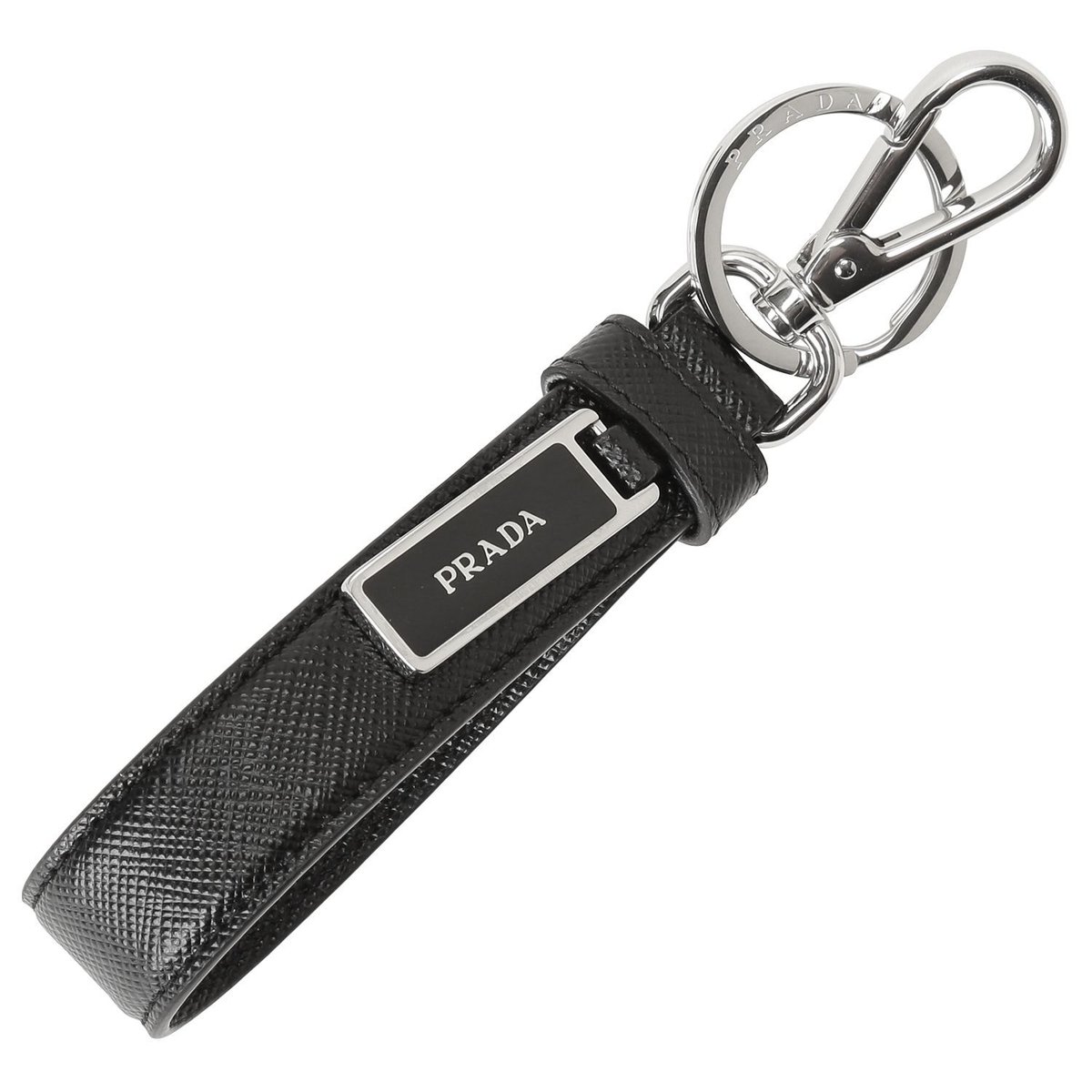 プラダ PRADA 2PP709 053 F0002 サフィアーノ キーリング キーホルダー 