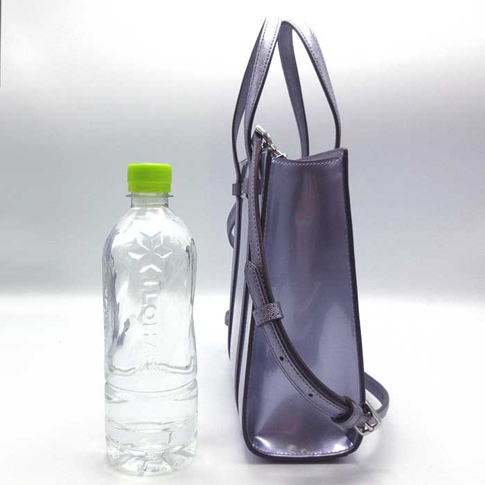 ケイトスペード ニューヨーク トートバッグ パテント調 ミニ トート