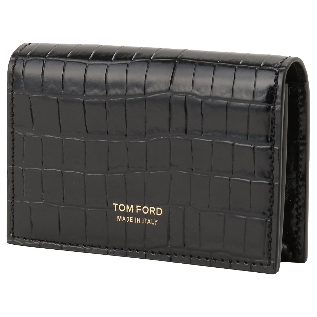 トムフォード TOM FORD Y0277 LCL239G 1N001 クロコ型押し カードケ