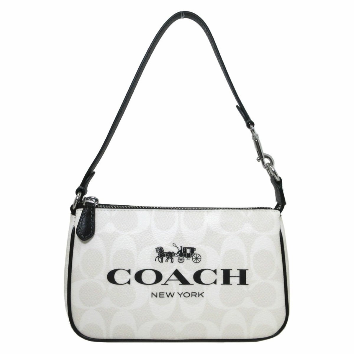 【新品】コーチ ポーチ COACH 【COACH X MINT + SERF】ノリータ 19・シグネチャー キャンバス リストレット CM240 SVOT8 (カーキマルチ) アウトレット レディース