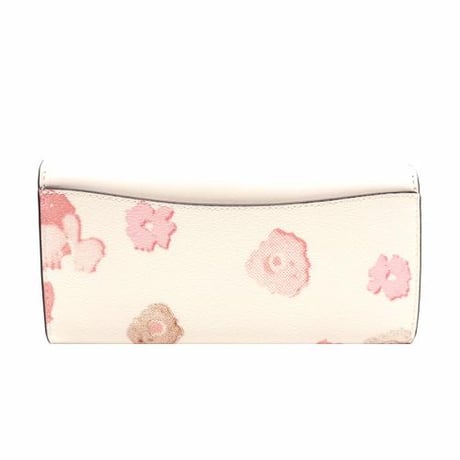 🎀コーチ COACH　エンベロープ ウォレット・フローラル プリント　CU162 IMCAH