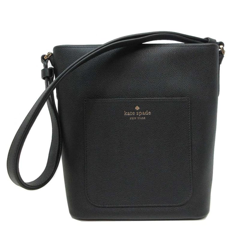 Kate spade black discount leather crossbody bag