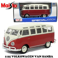 1:25 VOLKSWAGEN VAN SAMBA ミニカー【Maisto】